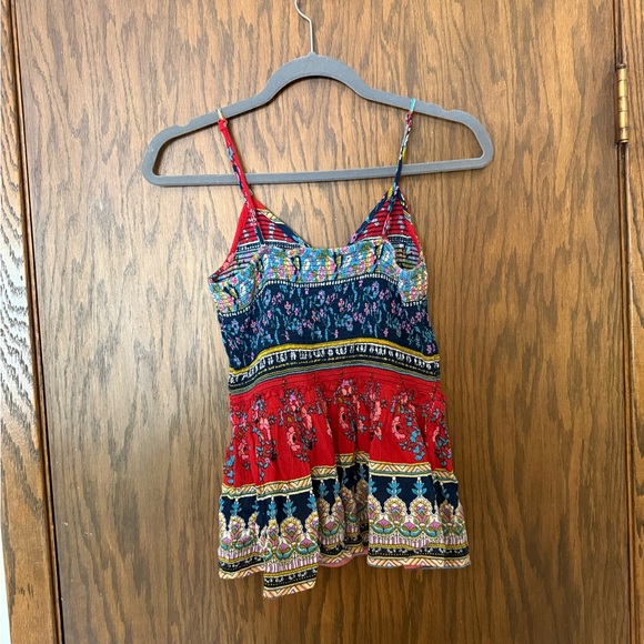 3 for $15 Bohemian V Neck Tank Top Elephant Boho Festival - Picture 4 of 4